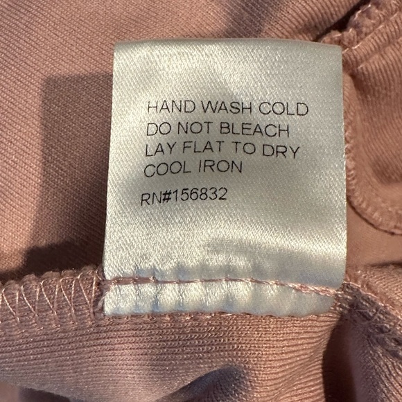 Bibi Women's Fleece‎ Jacket Light Pink Mauve Oversized Relaxed Fit SM Pockets - Picture 10 of 10